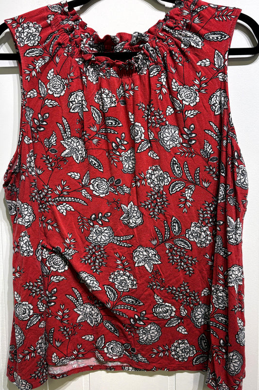 Croft & Barrow Flower Print Tank