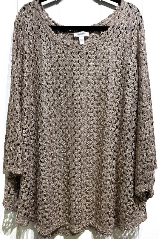 Crochet Overlay Dressbarn Top