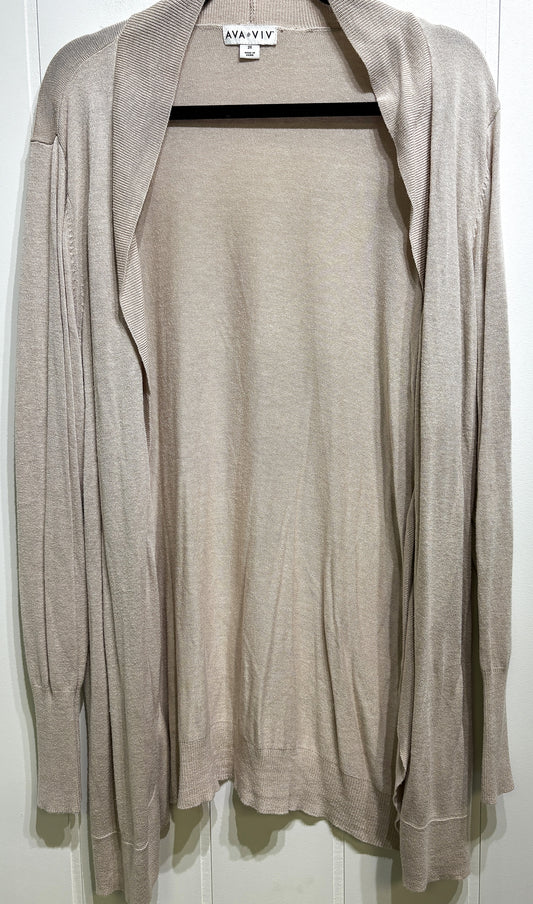 Ava & Viv LS Open Cardigan