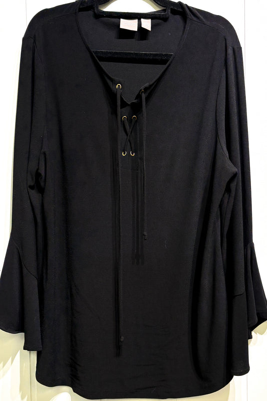 Chico's Tie-up Blouse