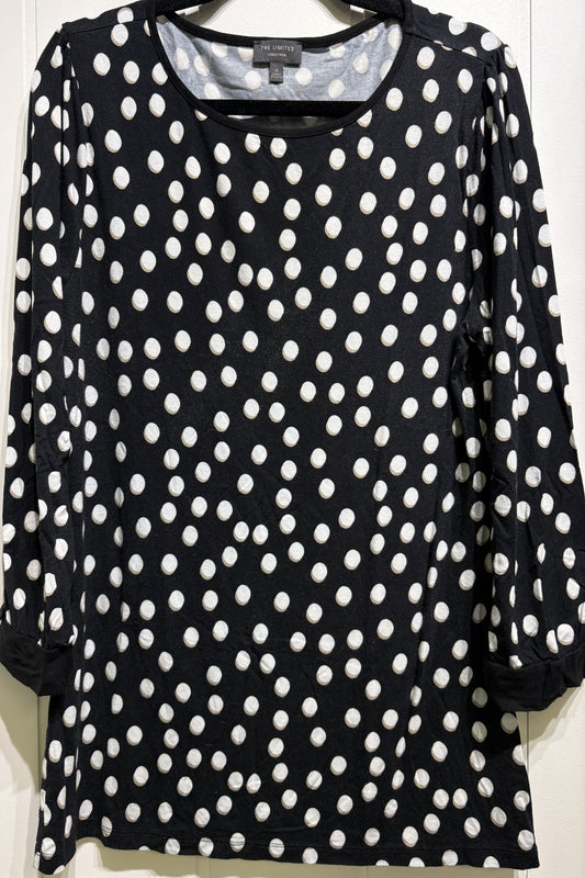 The Limited Knit Polka Dot Top
