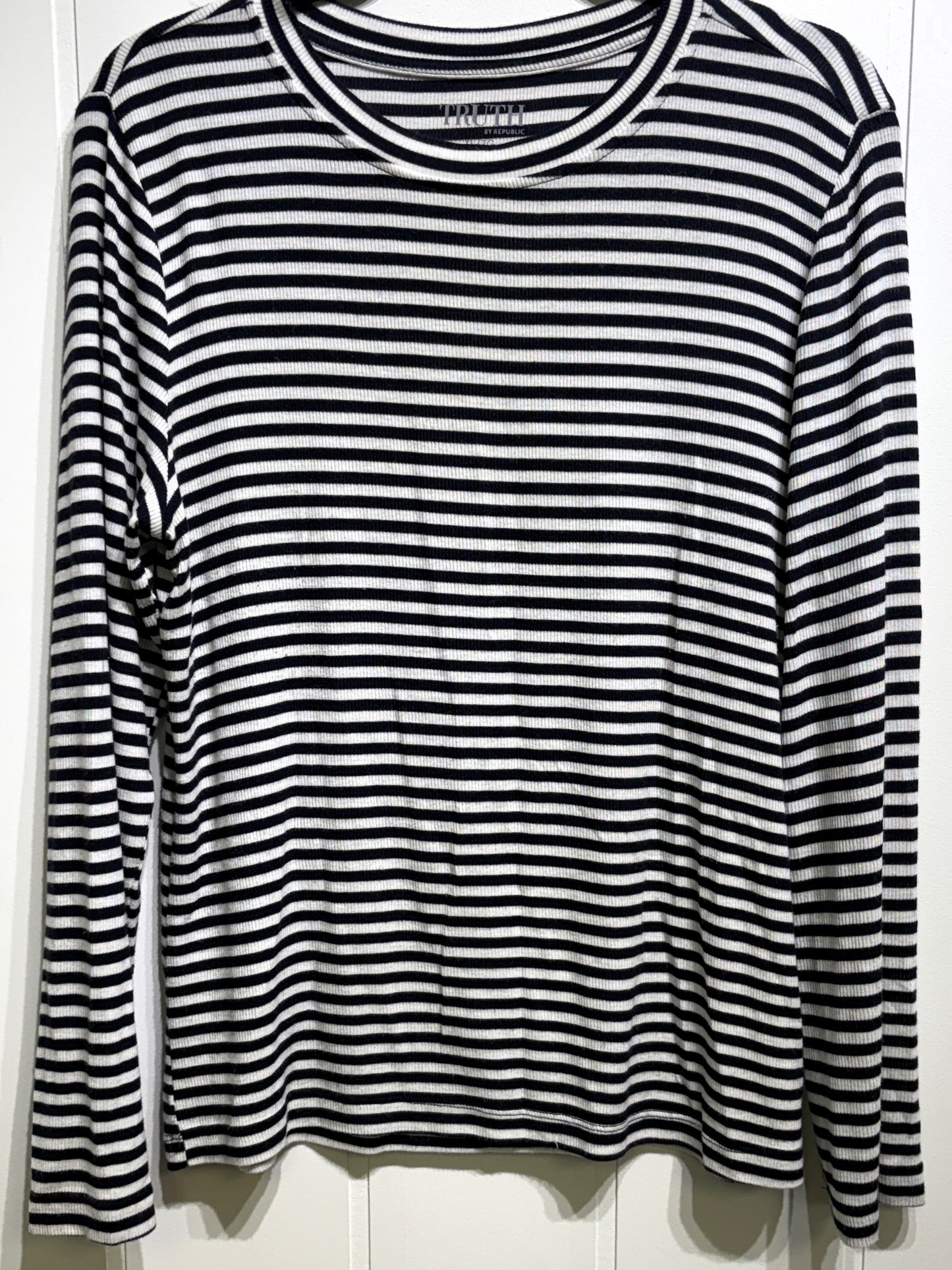 'Truth' LS Stripe Tee