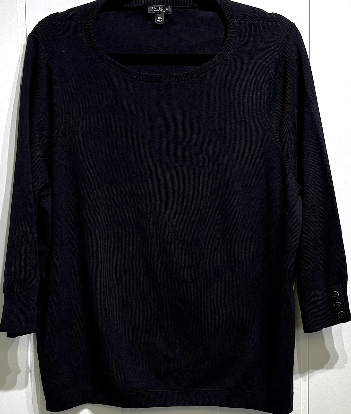 Talbots Sweater w/Button Detail