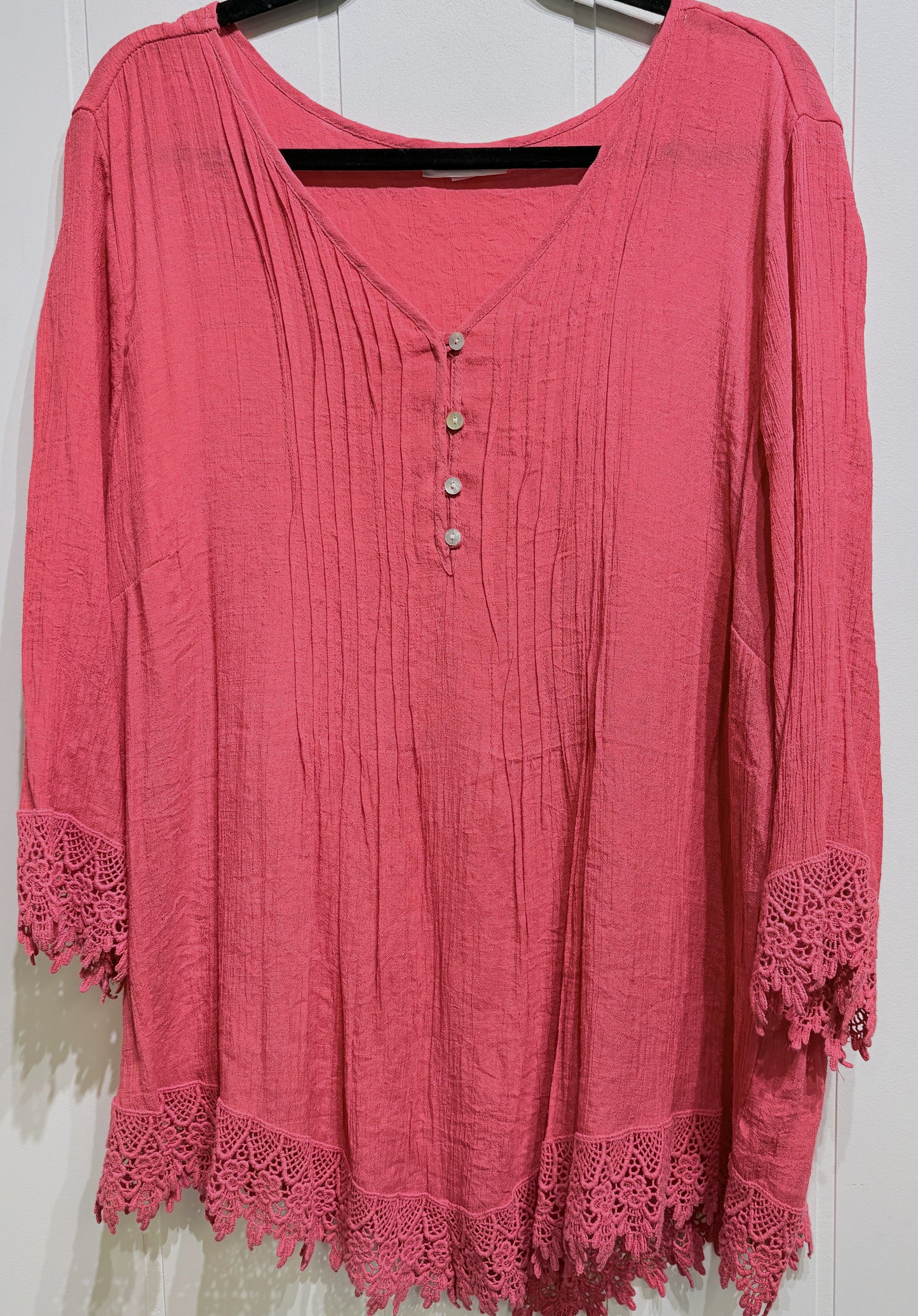 Westport Blouse w/Lace Detail