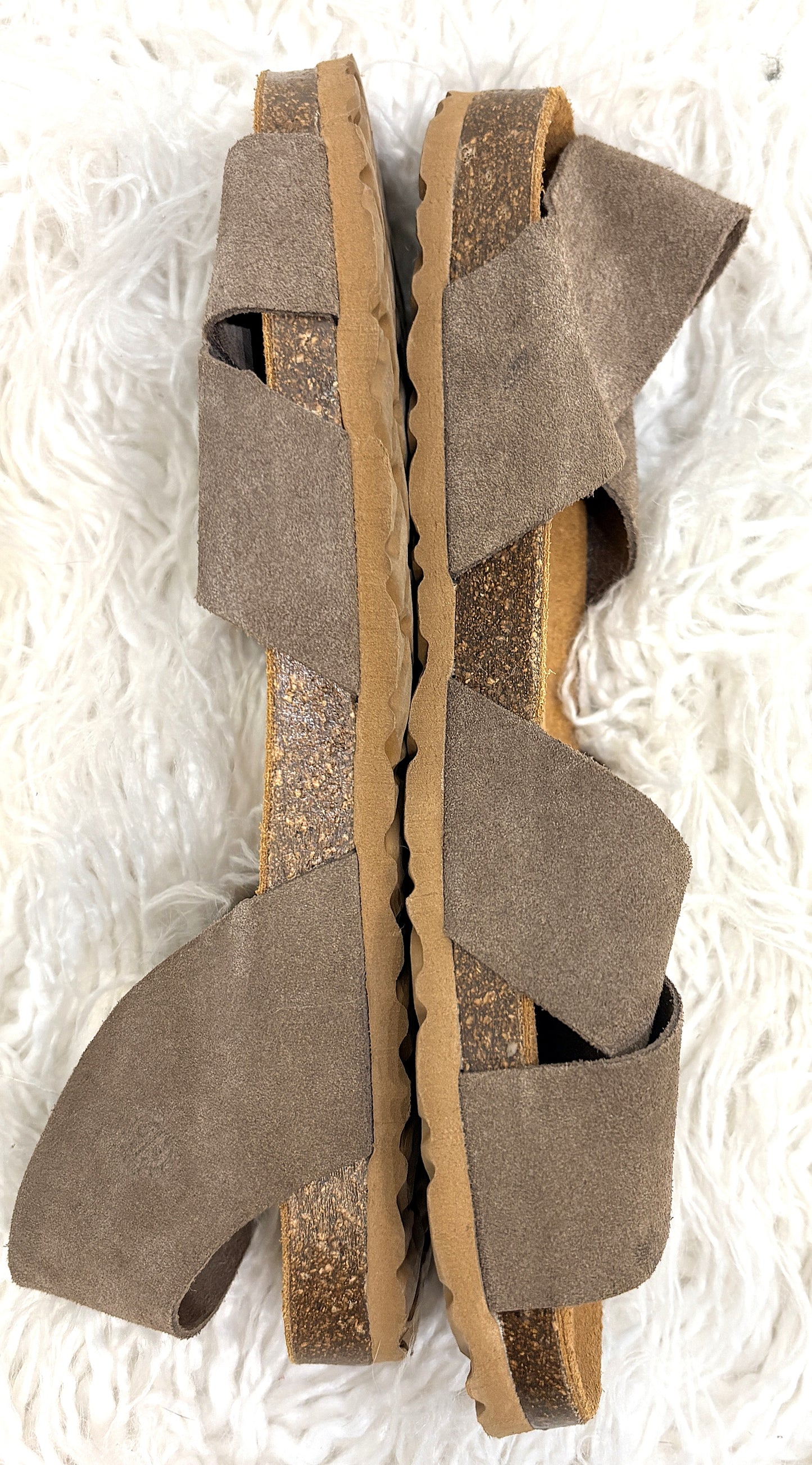 Yokono Leather Cork Sandals