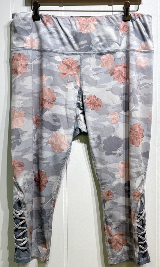 RBX Ankle Leggings w/Lace-up Detail
