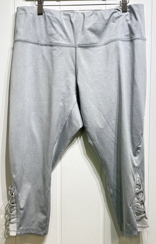 RBX Ankle Leggings w/Lace-up Detail