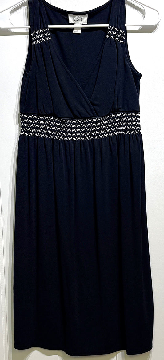 LOFT Mini Dress w/Stitch Detail