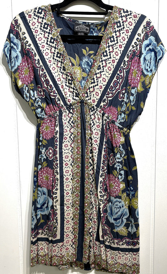 Angie Boho Floral Print Dress