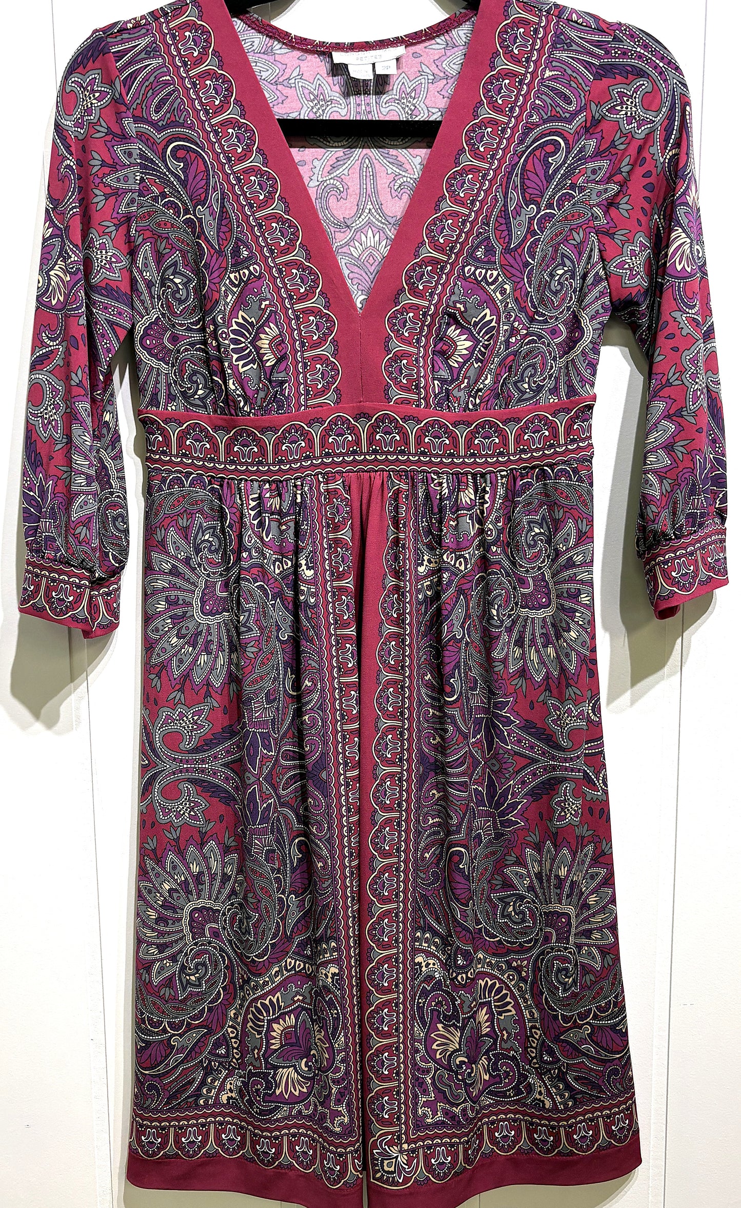 London Times Paisley Dress