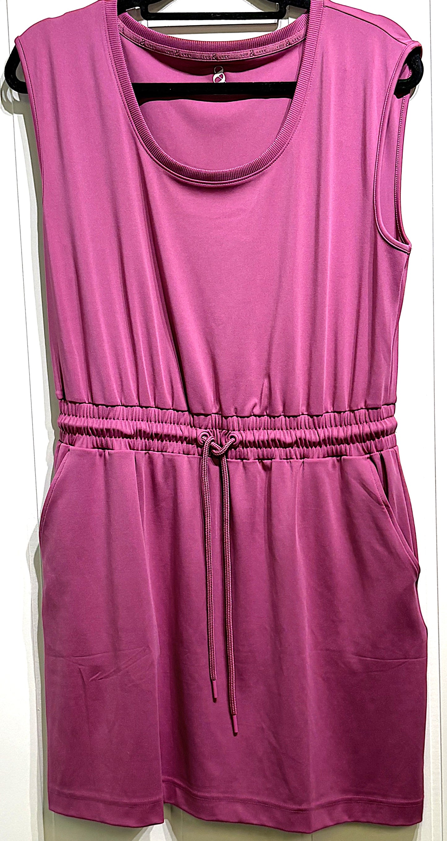 Lou & Grey Drawstring Pocket Dress