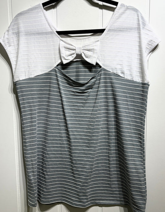 Wonderland Lined Top w/Bow Back