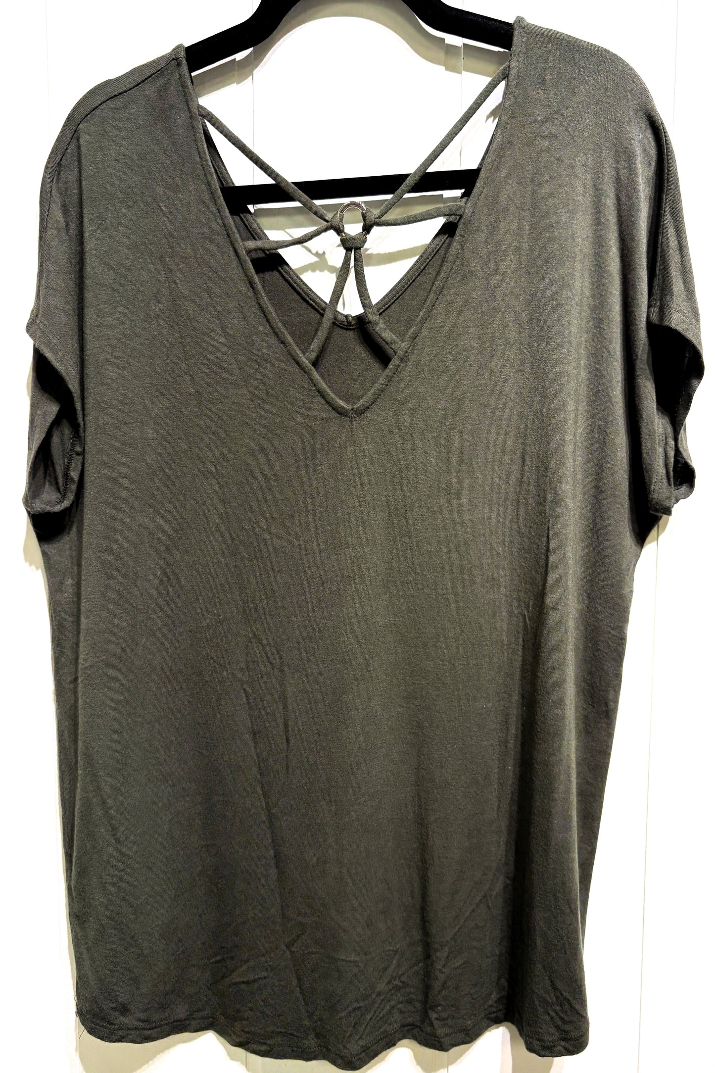 Papermoon Knit Top w/Cutout Back