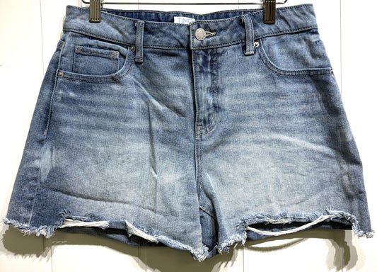 Time and Tru Frey Denim Shorts