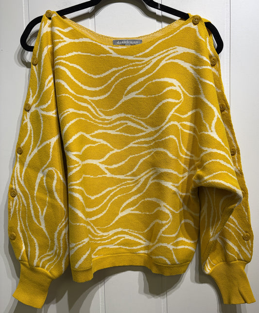 Daniel Rainn Zebra Print Sweater
