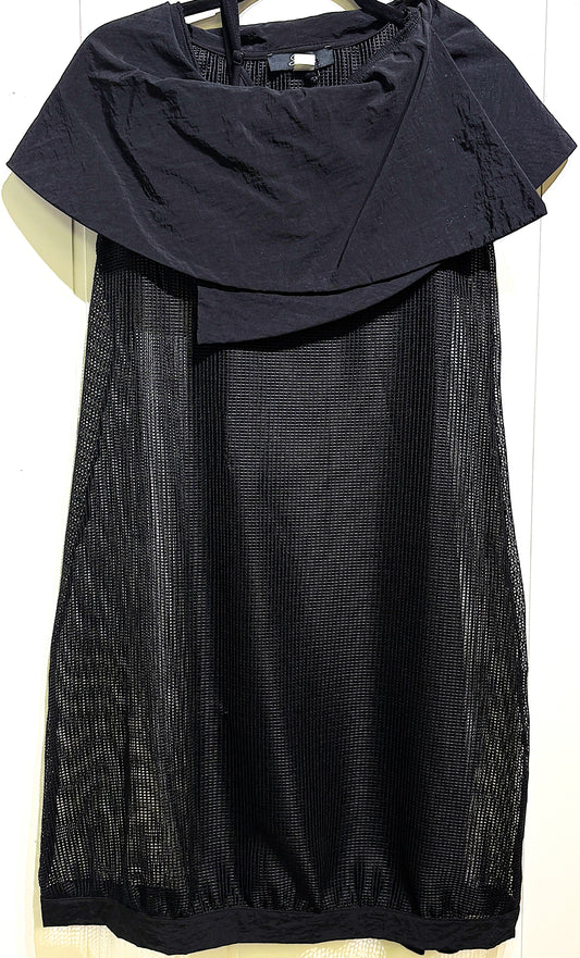 'Ever Sassy' Dress w/Mesh Overlay