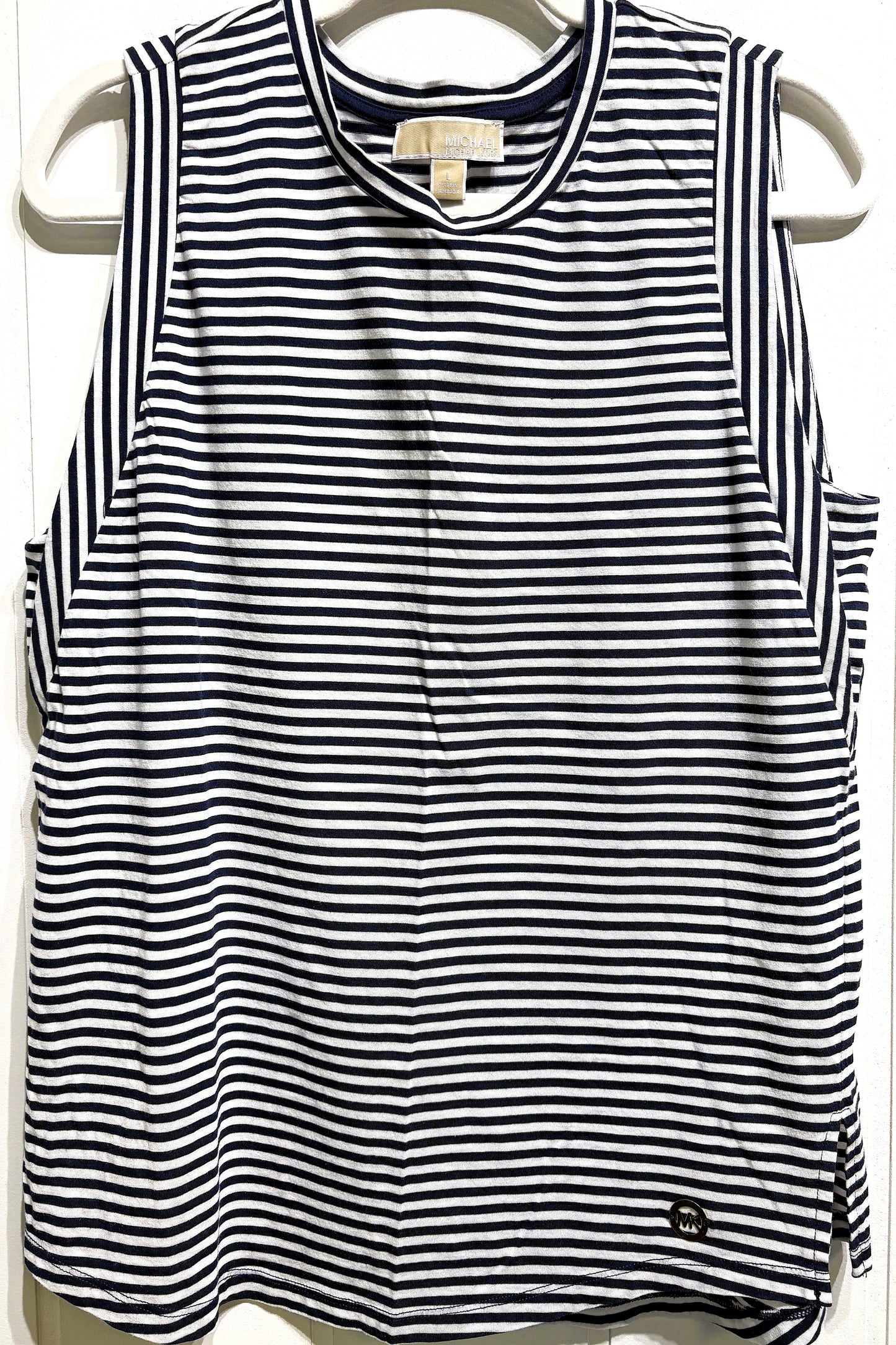 Michael Kors Sleeveless Stripe Top