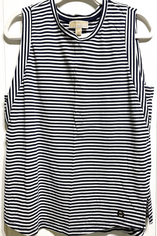 Michael Kors Sleeveless Stripe Top