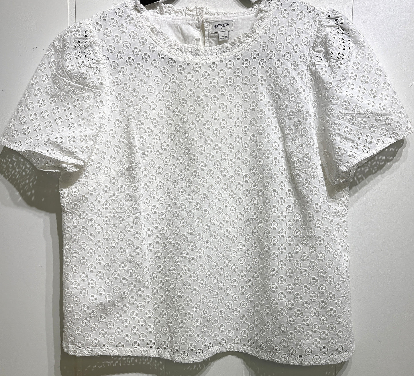 J.Crew Embroidered Blouse