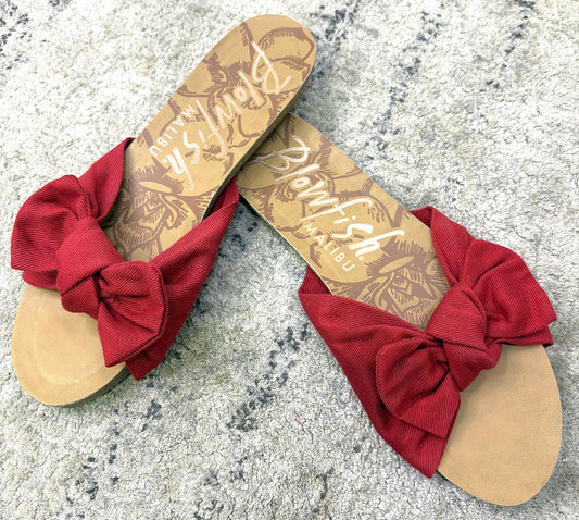Blowfish Bowtie Slip-on Sandals