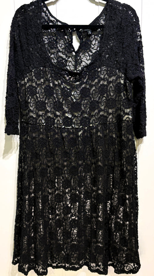 Torrid Lace Overlay Dress