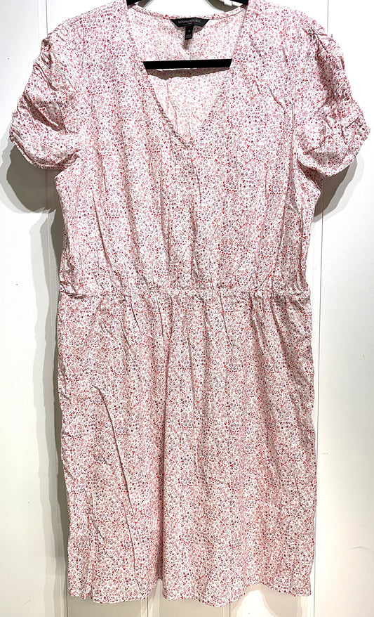 Banana Republic Puff Sleeve Flwr Dress
