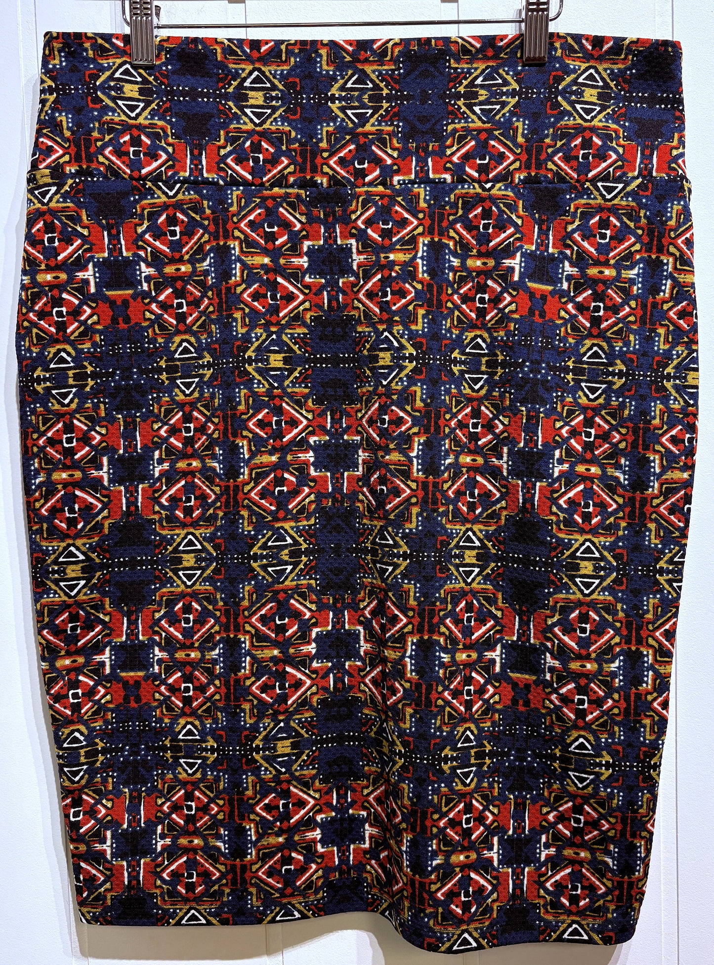 Aztec Print Pencil Skirt