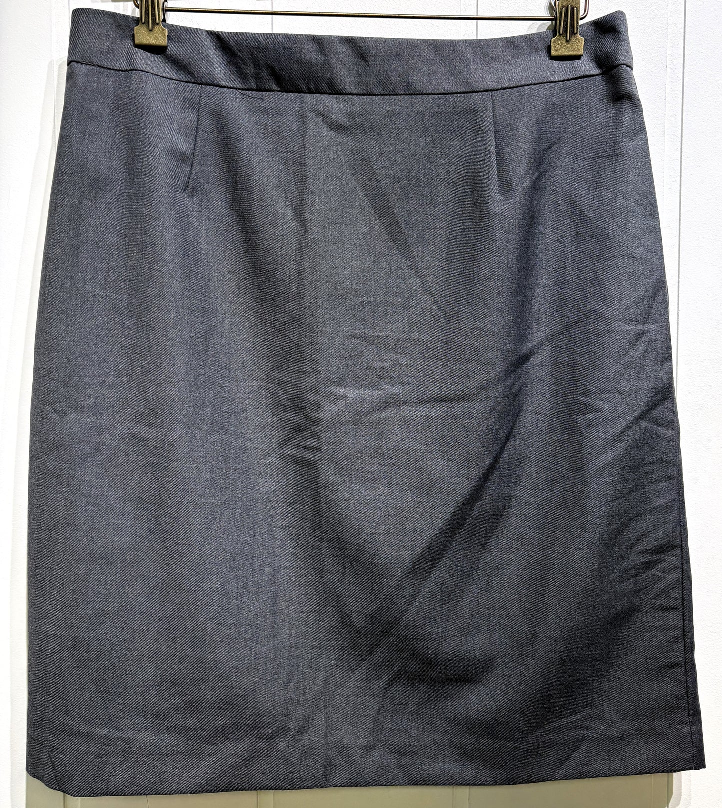 Plain Pencil Skirt w/Zipper