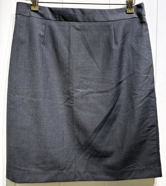 Plain Pencil Skirt w/Zipper