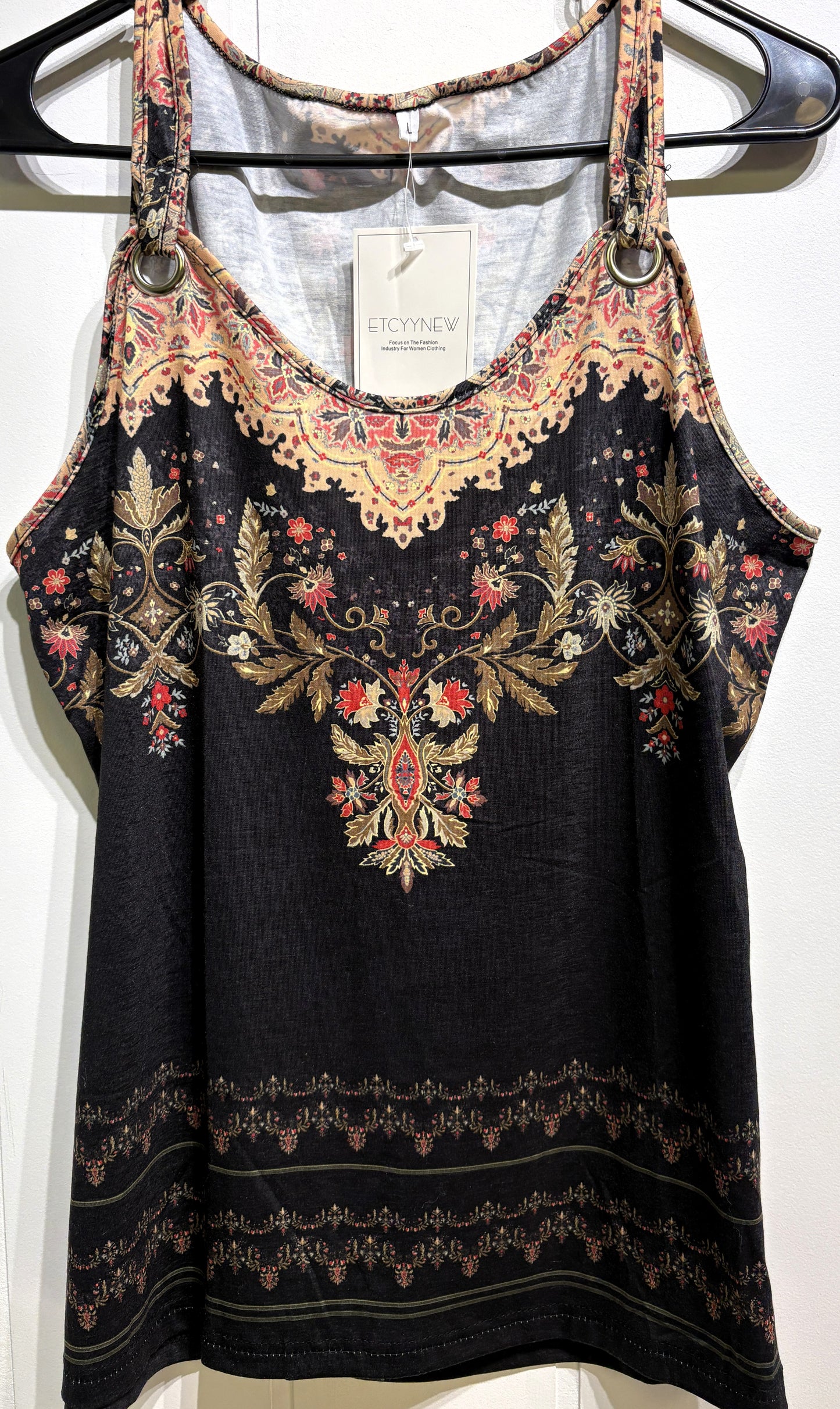 ETCYY NEW Paisley Tank Top