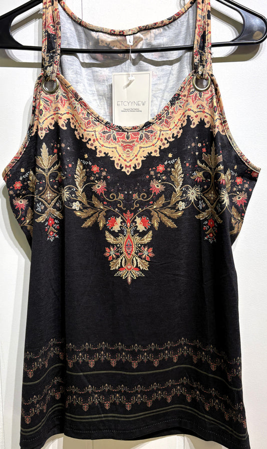 ETCYY NEW Paisley Tank Top