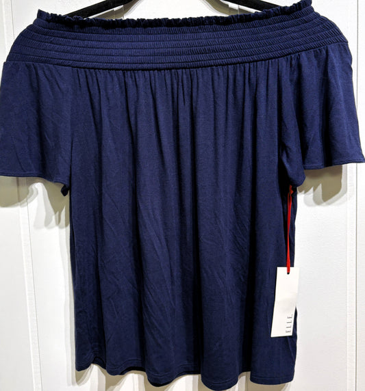ELLE Cold Shoulder Knit Top
