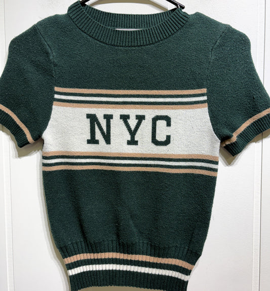 NYC Logo SS Sweater Tee