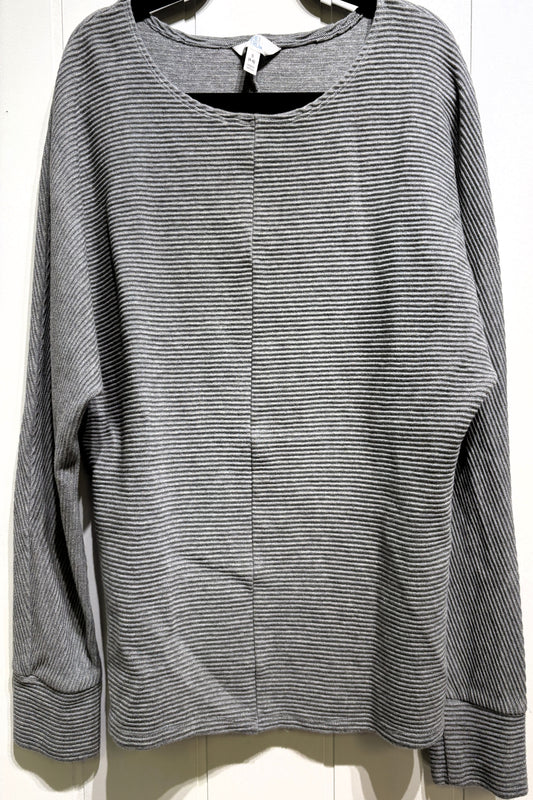 Time and Tru Ribbed LS Sweater