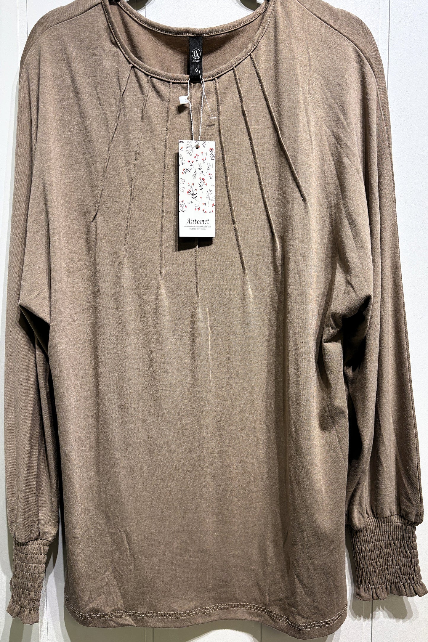 Automet LS Pleated Blouse