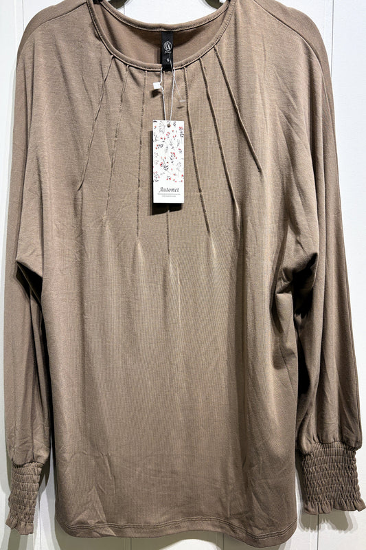 Automet LS Pleated Blouse