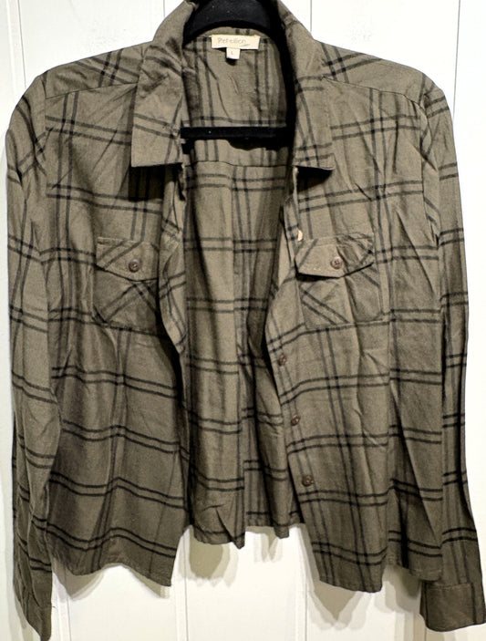 Rebellion LS Plaid Button-down