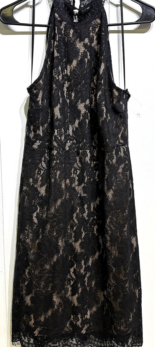 Sans Souci Dress w/Lace Overlay