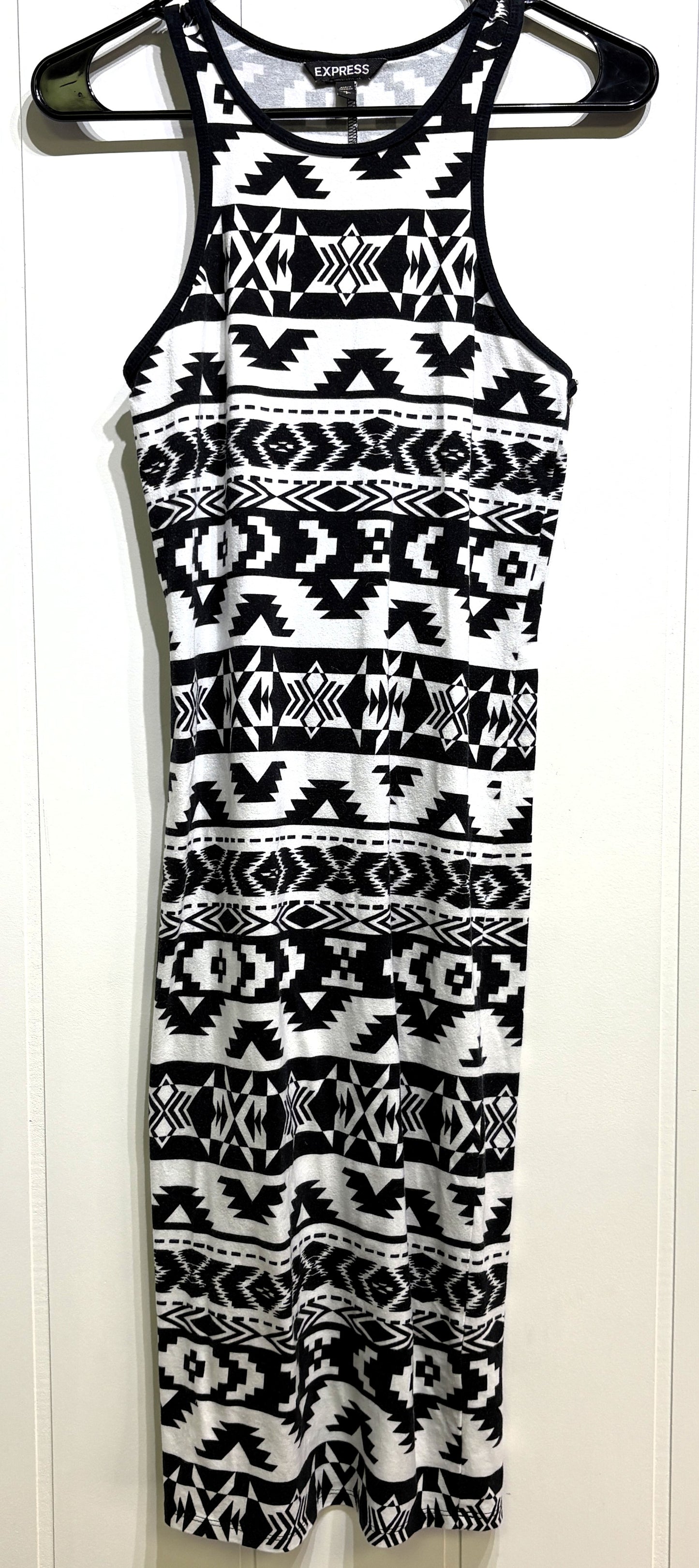 Express Tribal Print Maxi Dress