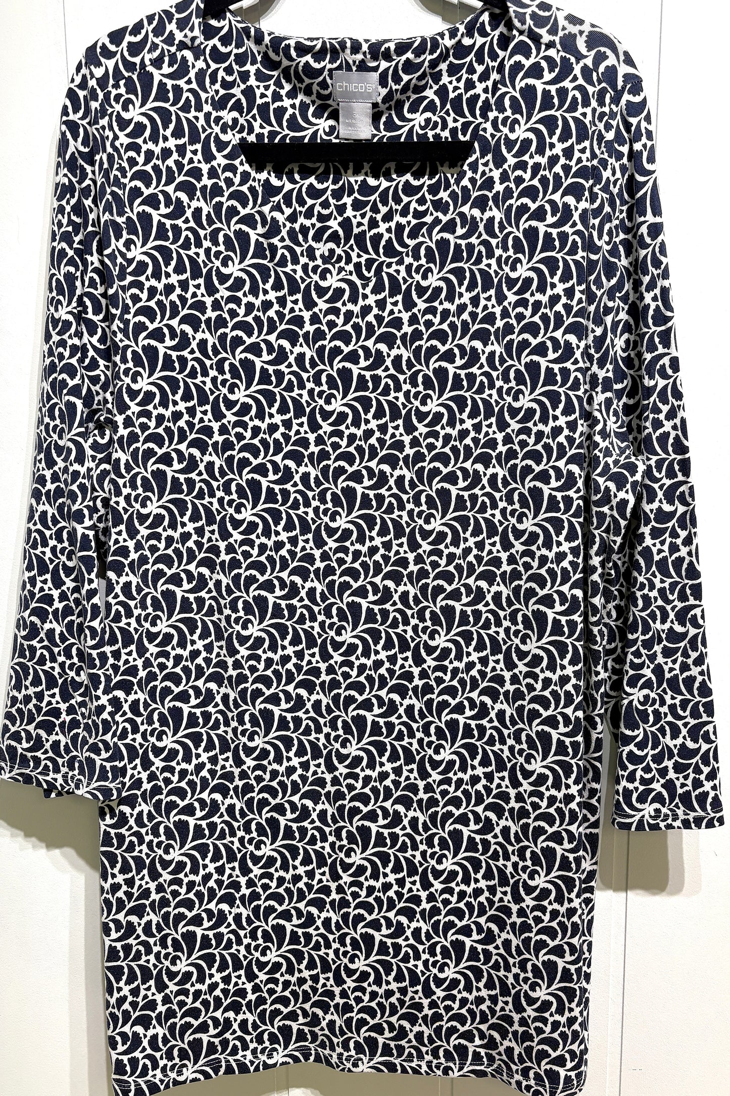 Chico's Paisley Print Top