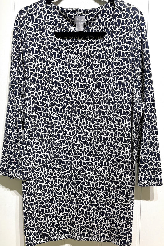 Chico's Paisley Print Top