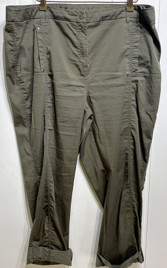 Chico's Cuffed Ankle Cargo Pants