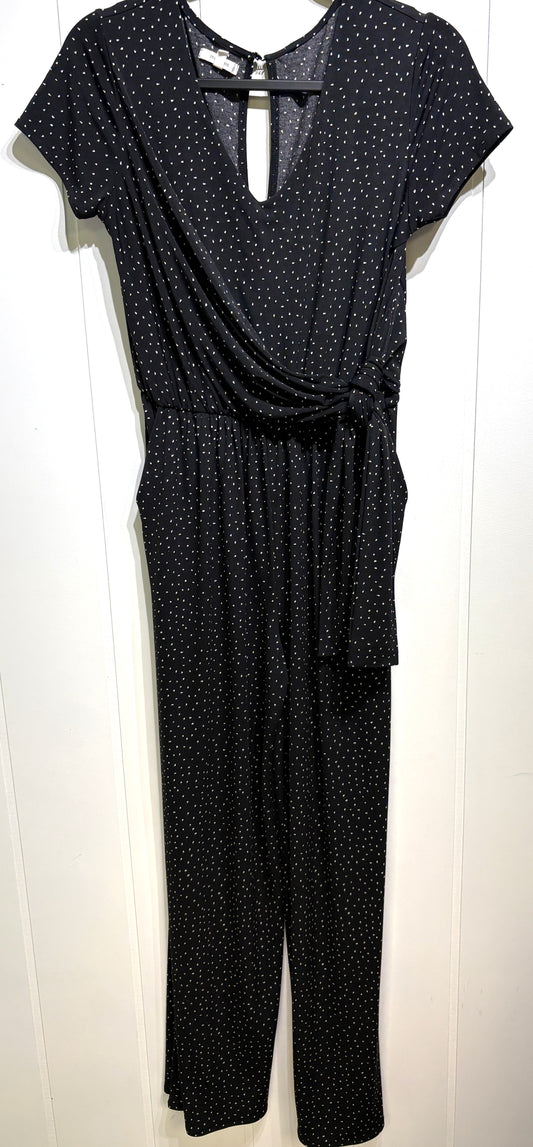 Maurices Wrap-tie Triangle Print Jumpsuit
