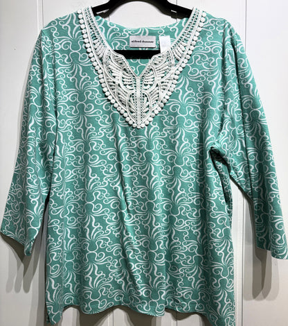 Alfred Dunner Patterned Knit Top