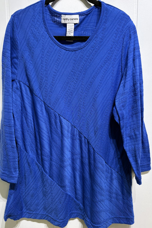 Cathy Daniels Textured Lined Top