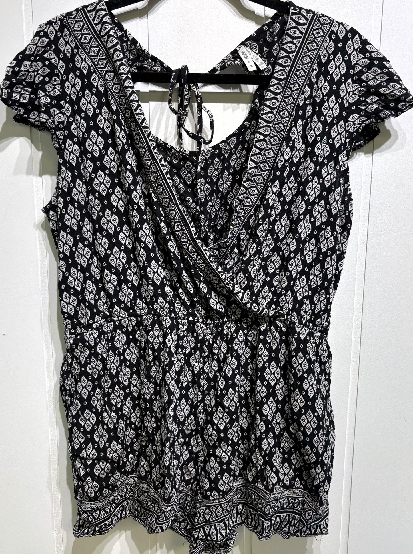 Mudd Geometric Print Romper