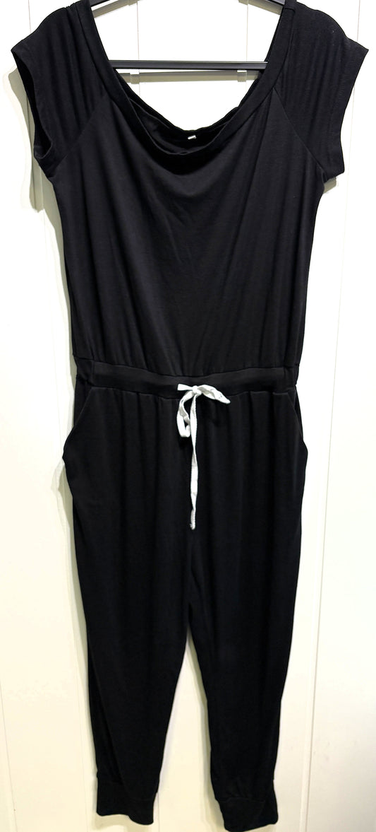 SS Jumpsuit w/Drawstring Waist