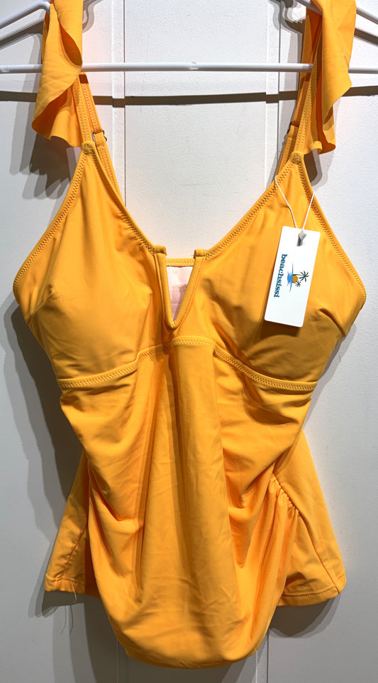 Beachsissi Ruffled One-Piece Swimsuit Top