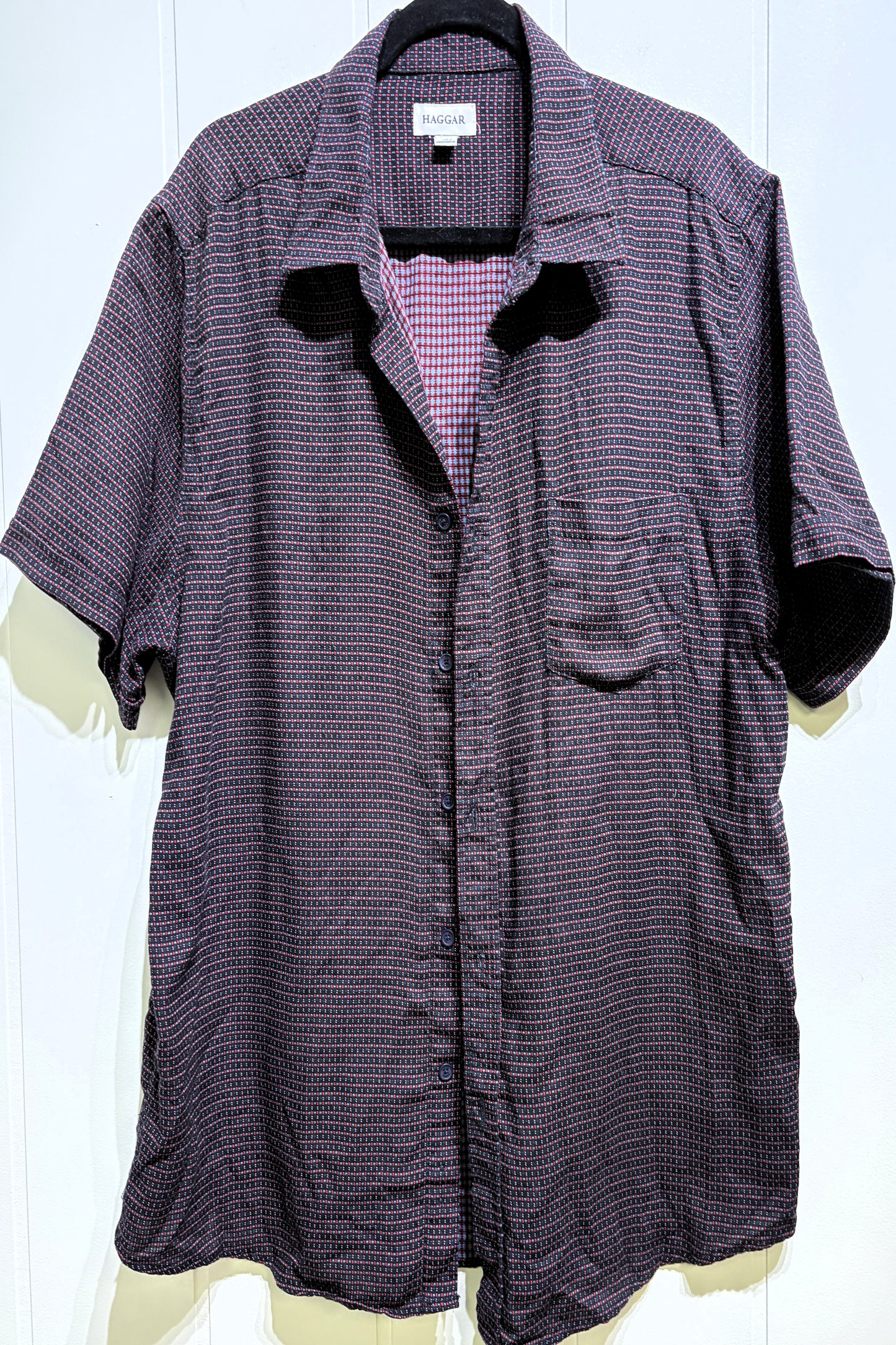 Mens Haggar SS Button-down