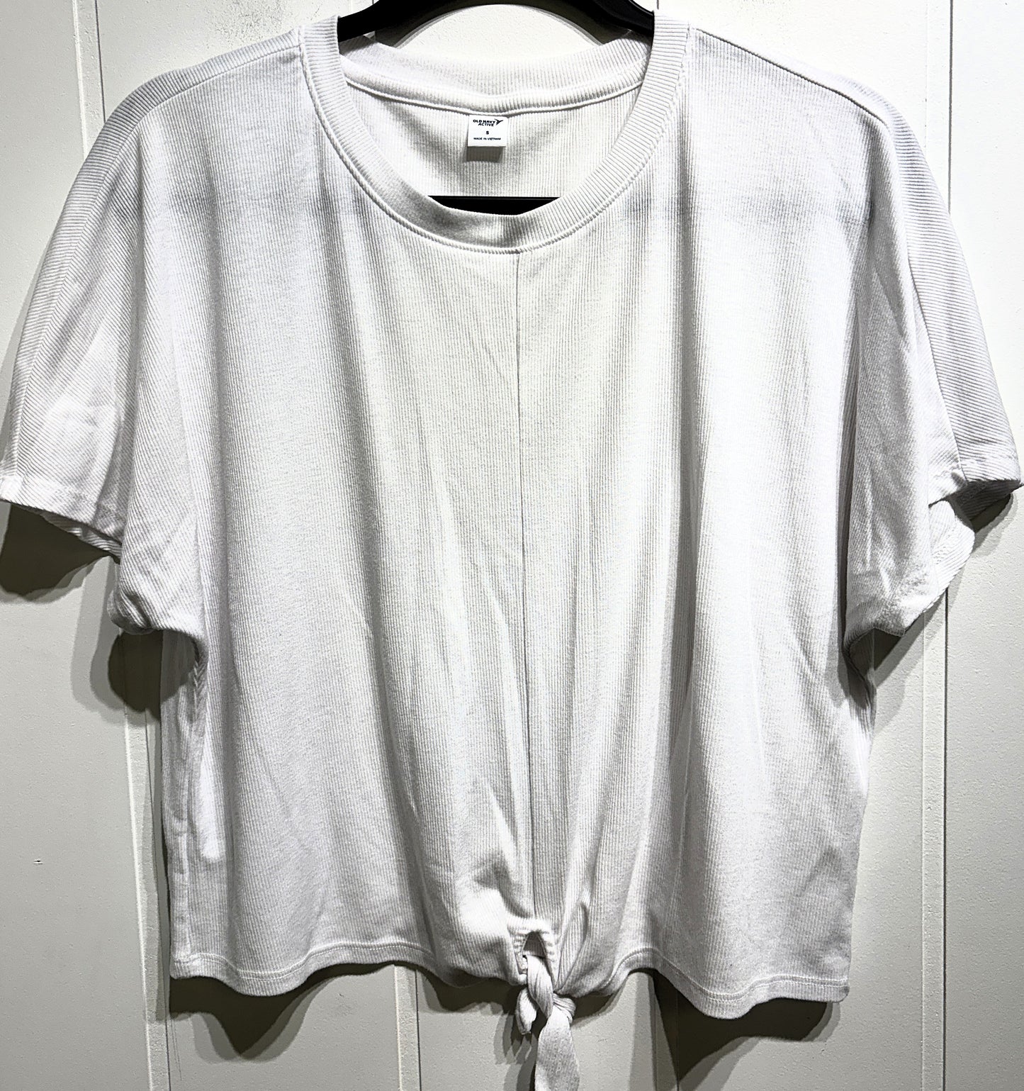 Old Navy Ribbed Tie-Front T-Shirt